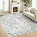 5x7 Area Rugs for Living Room by losbulake - Vintage Floral