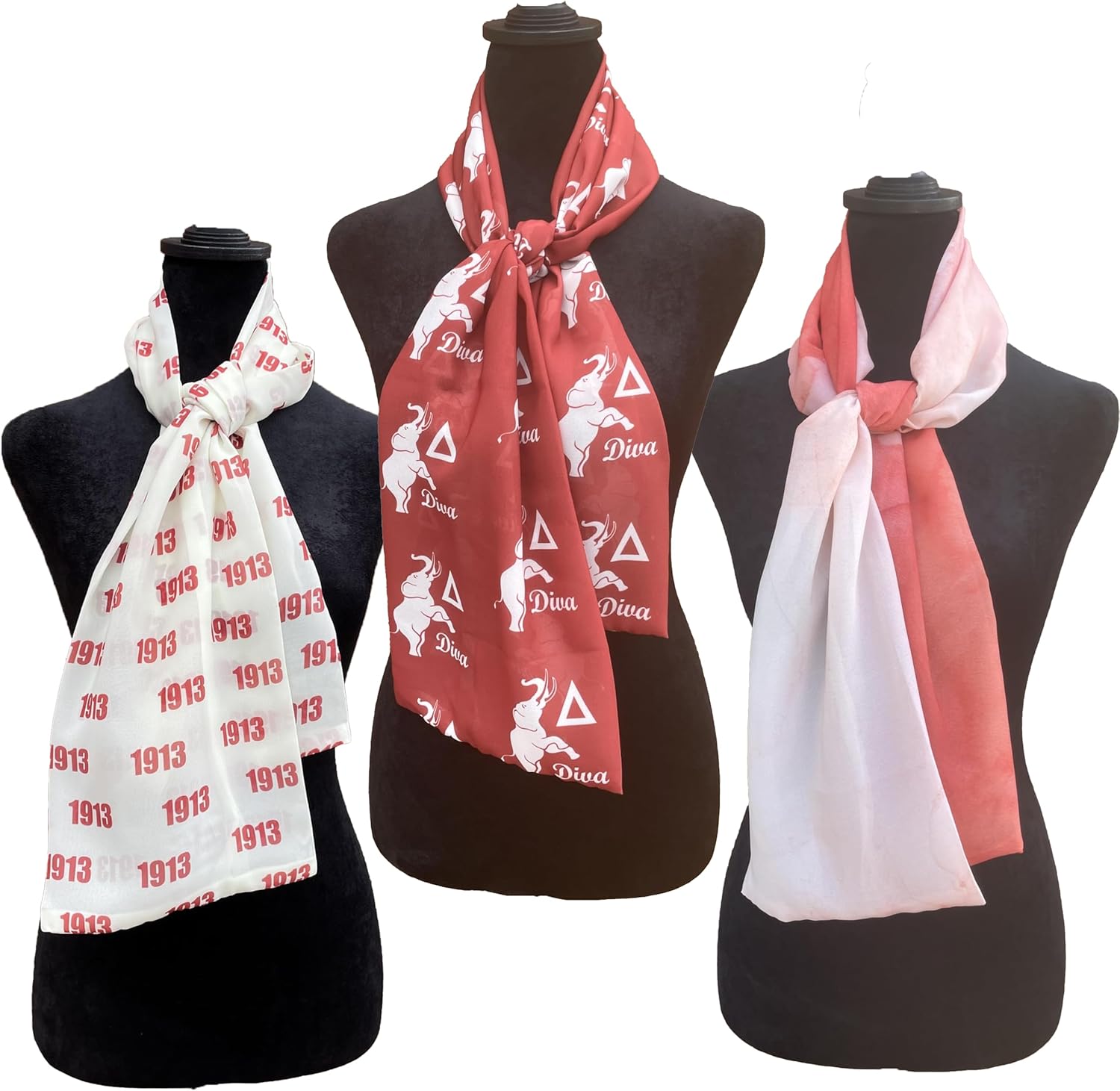 Chiffon Necktie 48in x 8in - Perfect Sorority Gift Idea