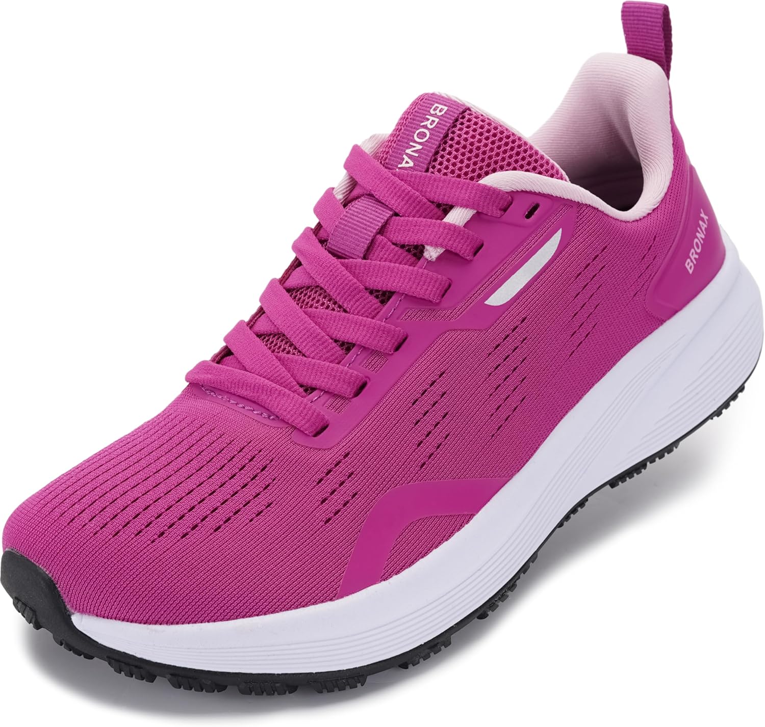 BRONAX Women's Wide Toe Box Road Running Shoes for Comfort