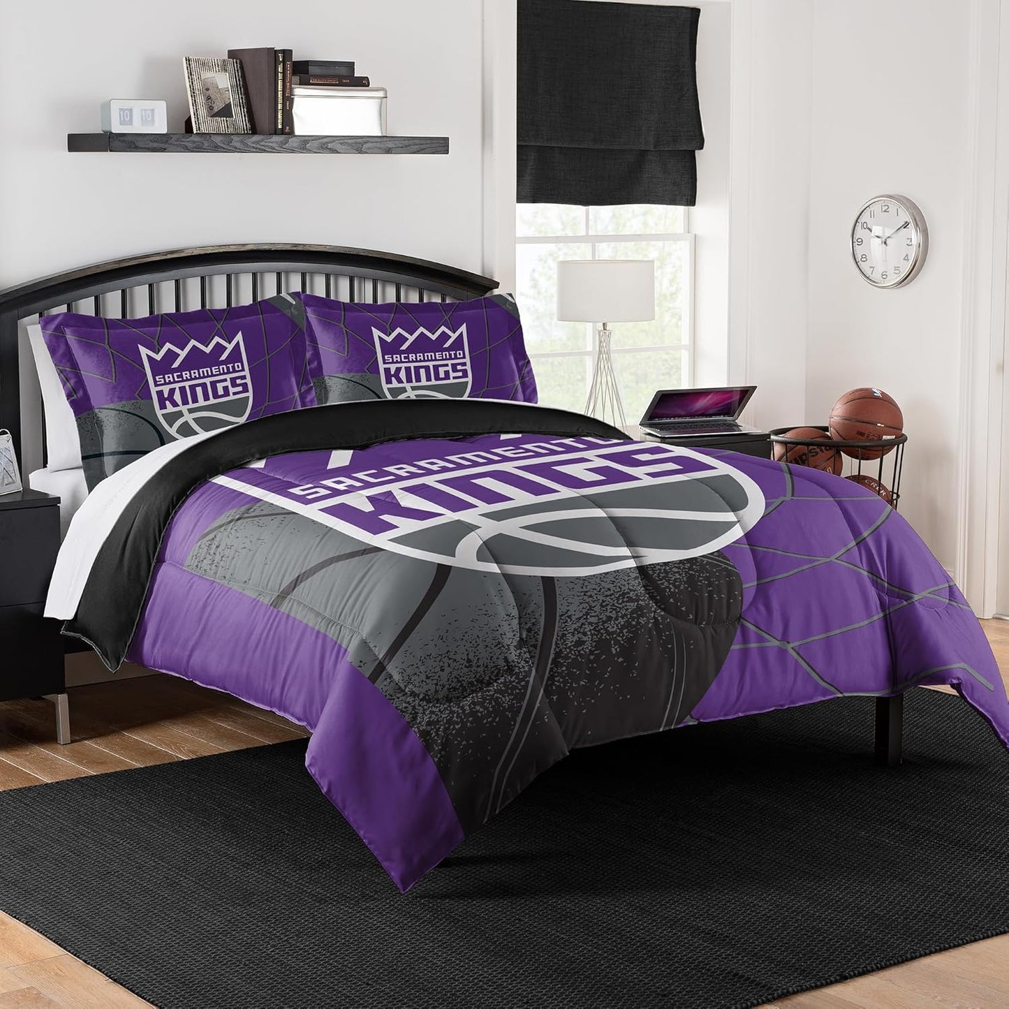 Sacramento Kings Officially Licensed NBA Comforter Set for Fans