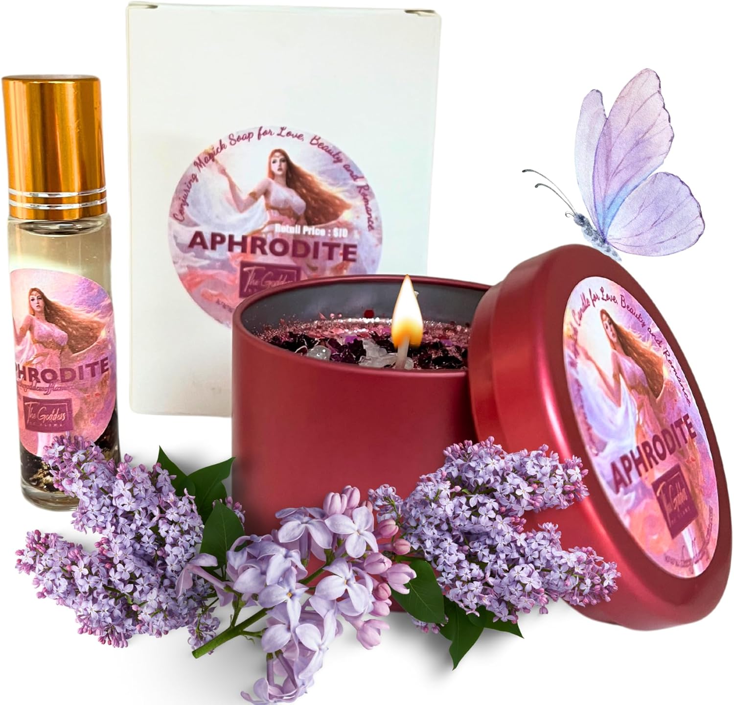 Aphrodite Spiritual Spell Kit for Love & Attraction Rituals