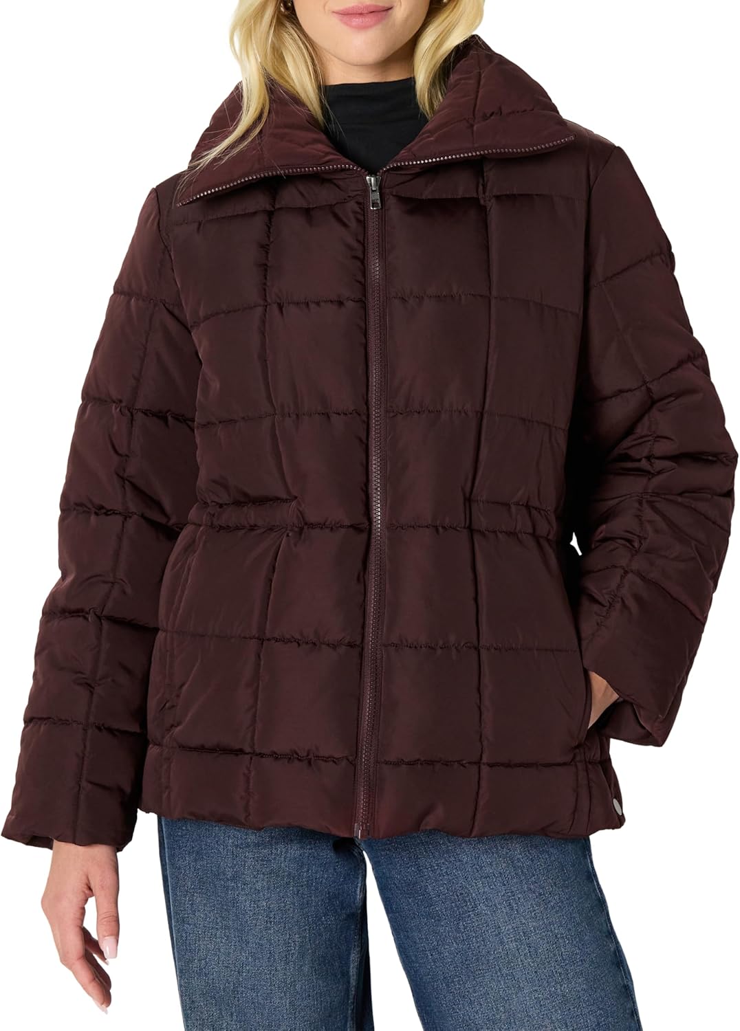 Demi's Pick Women's Oversized-Fit Square Quilted Puffer Jacket