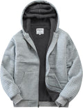 Men's Fleece Heavyweight Full Zip Hoodie Sweatshirt Jacket - Warm