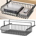 Under Desk Drawer Slide Out Cable Tray - Slim Under Table Organizer
