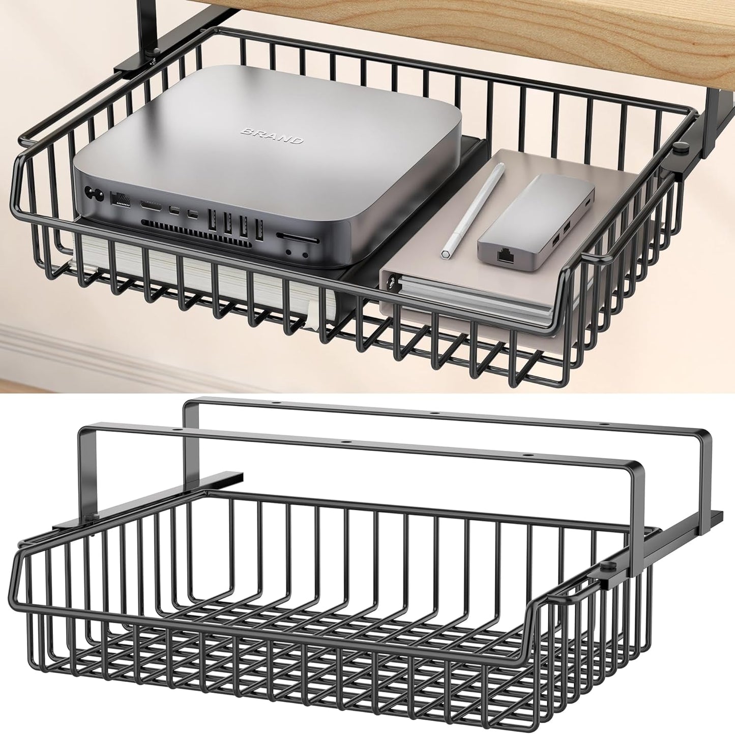 Slide Out Under Desk Drawer: Organize Without Drilling
