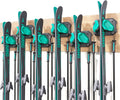 Ski & Snowboard Wall Rack for Garage Wall - Space-Saving Ski Storage