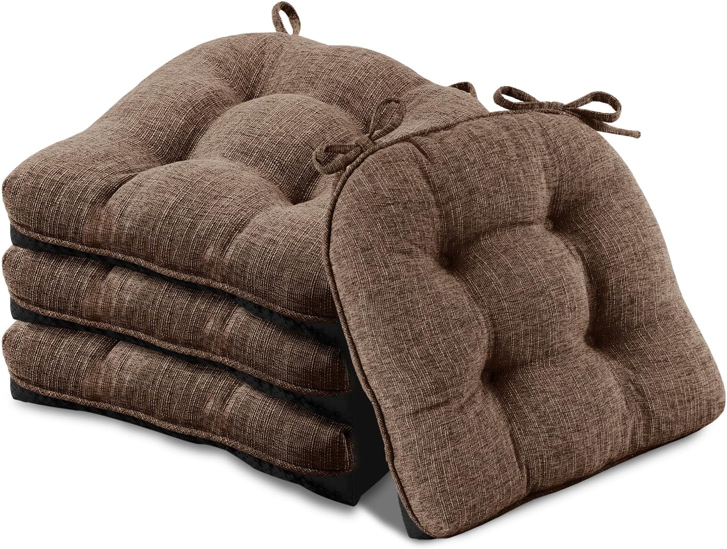 Basic Beyond Dining Chair Cushions with Ties and Non Slip Backing