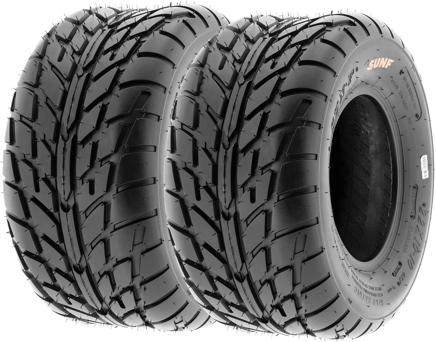 Pair of 2 SunF A021 TT Sport ATV UTV Dirt Track Tires 22x10-10