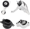 Engine Motor and Transmission Mount Kit Compatible with 2007-2018
