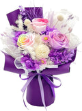 QOEAZY Flowers Roses Gifts for Her Preserved Bouquet - Lasting Beauty