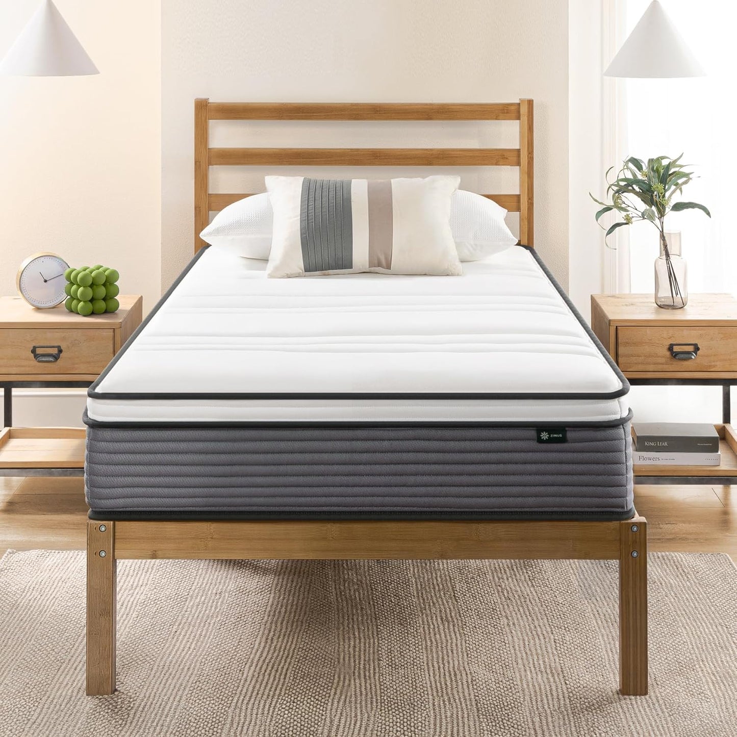 ZINUS 10 Inch True Support Hybrid Mattress for Blissful Sleep