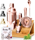 Barillio Rose Gold Bartender Kit - 10-Pc Stainless Steel Set