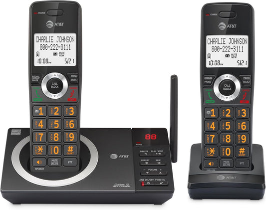 AT&T 2-Handset DECT 6.0 Cordless Phone with Smart Call Blocker