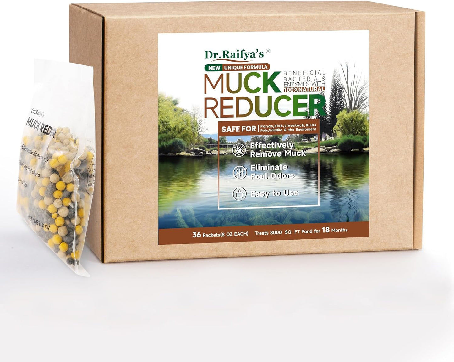 Muck Reducer Pellets for Ponds - Natural Sludge Solution