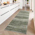 PADOOR Modern Abstract Runner Rug 2x10 - Washable Non-Slip Hallway Rug