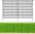 5 Panels No Dig Decorative Garden Fence - Portable Animal Barrier