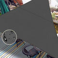 Right Triangle Waterproof Shade Sail 10ftx12ftx15.6ft - UV Block