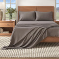 Full Size Flannel Sheet Set Frost Grey - 100% Turkish Cotton