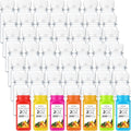 2 oz Small Plastic Juice Bottles 200 Pcs - Leakproof Clear Vials