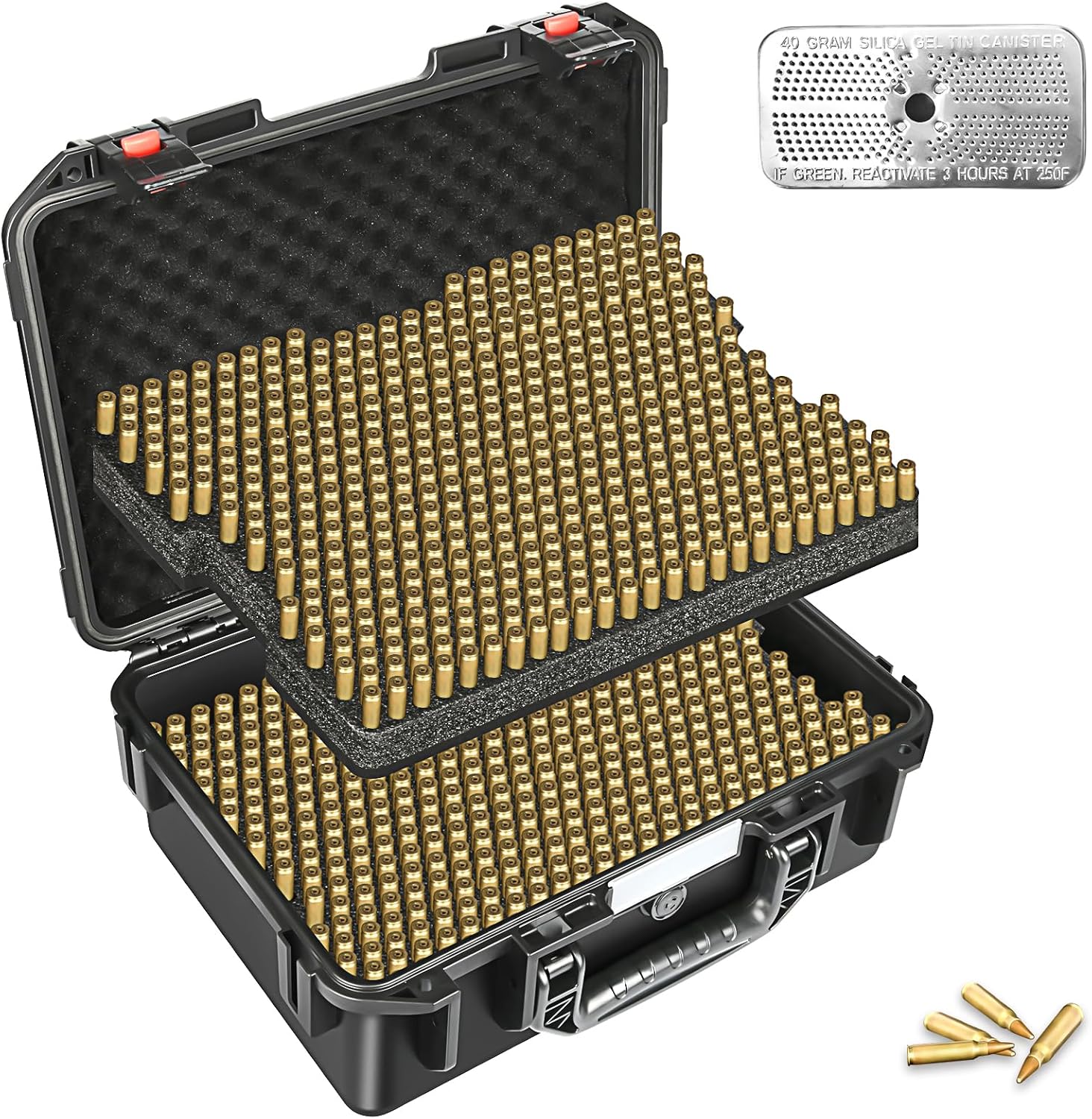 5.56mm Ammo Case Storage Box for .223 5.56 Rounds Transport
