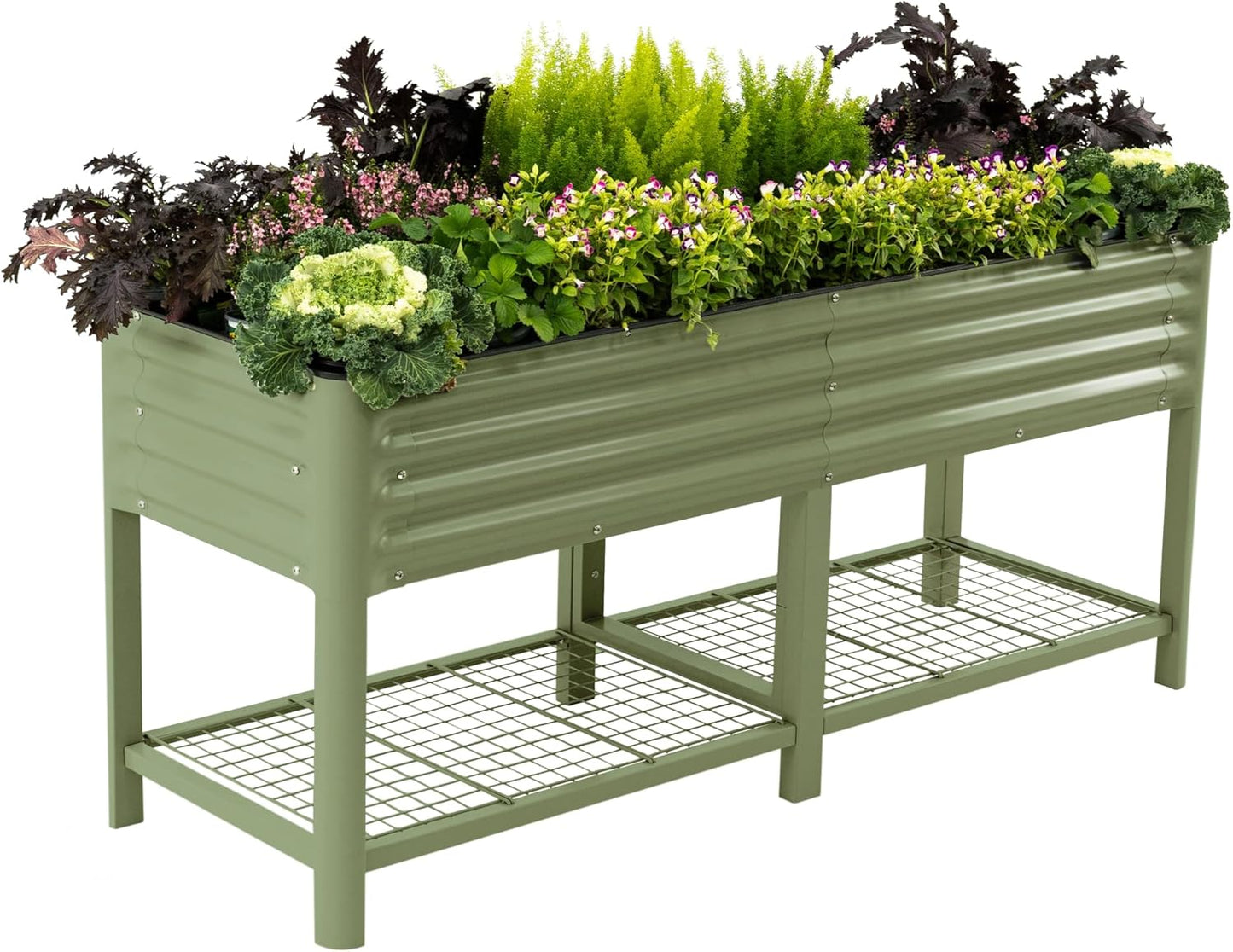 Elevated Raised Garden Bed V Series for Herbs and Vegetables