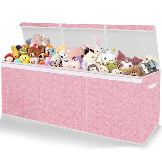 Extra Large Toy Storage Box for Girls - Collapsible Chest