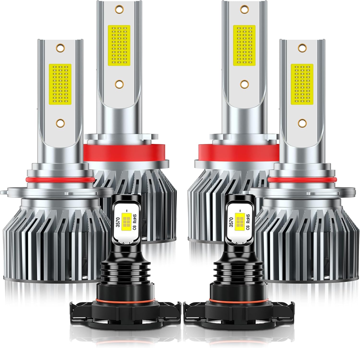 Fit For Chevy Silverado 1500 2500 3500HD Driving Light Bulbs