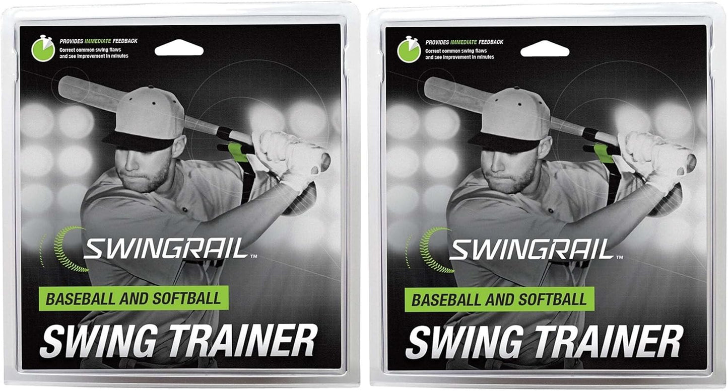 Improve Batting Skills: SWINGRAIL Swing Trainer (2-Pack)