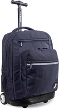 J World New York Sundance Kids Rolling Backpack for School and Travel