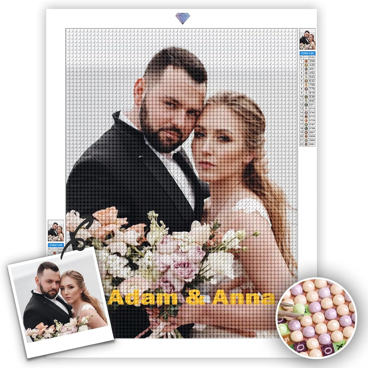 Custom Diamond Art Painting Kit for Adults - Personalize Your Art