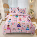 Kids Magical Princess Comforter Set Bed in a Bag Twin Size