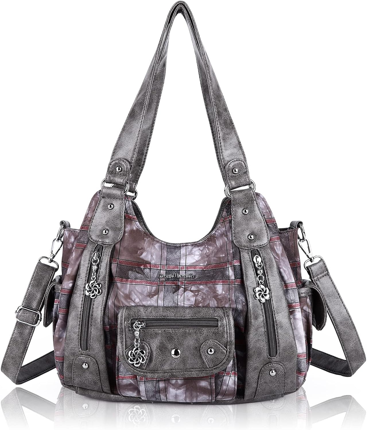 Angel Barcelo Purses for Women Soft PU Leather Shoulder Bag