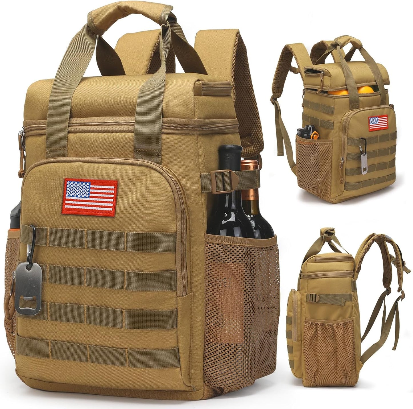 Tactical Backpack Cooler for Men - Insulated Waterproof Design