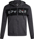 Spyder Mens Zip Up Hoodie - Warm Performance Fleece for Running