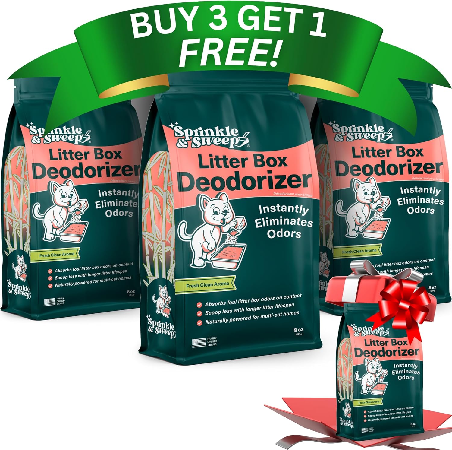 Revolutionary Cat Litter Deodorizer for Freshness and Odor Control
