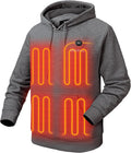 Venustas Unisex Pullover Heated Hoodie with Battery Included - Fast