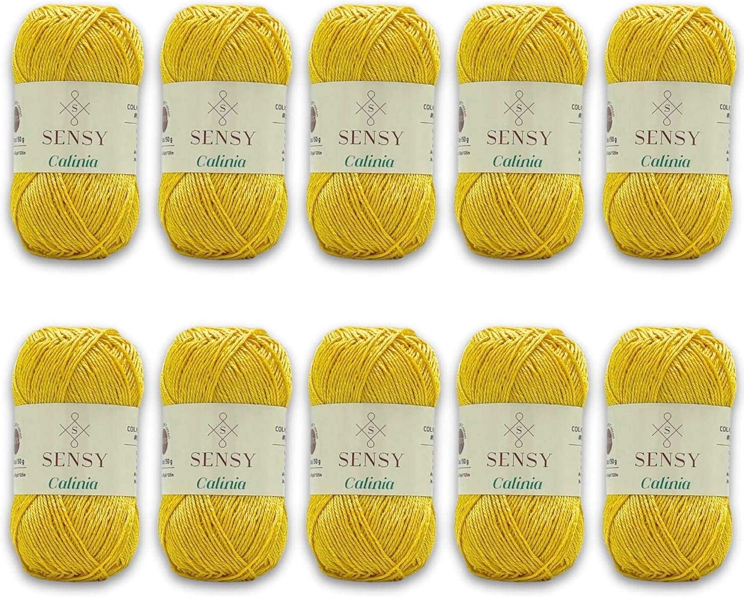 10 Skeins of Sensy Calinia Yarn for Amigurumi Projects