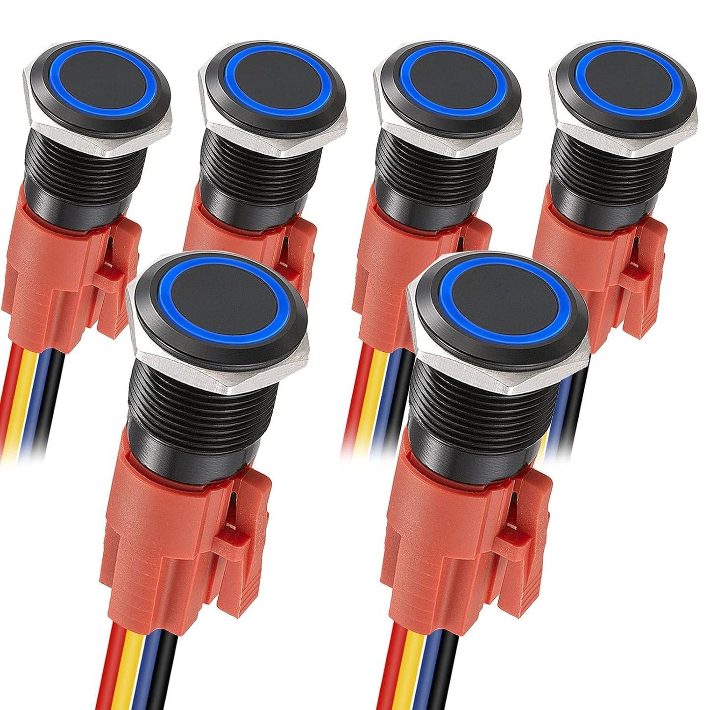 APIELE 16mm Latching Push Button Switch for Versatile Use