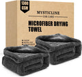 2 Pack 1300 GSM Car Drying Towel - Ultra Absorbent Double-Sided