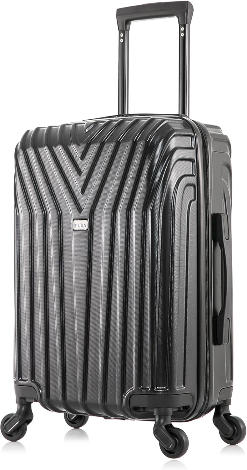 InUSA VASTY Luggage with Spinner Wheels for Effortless Travel