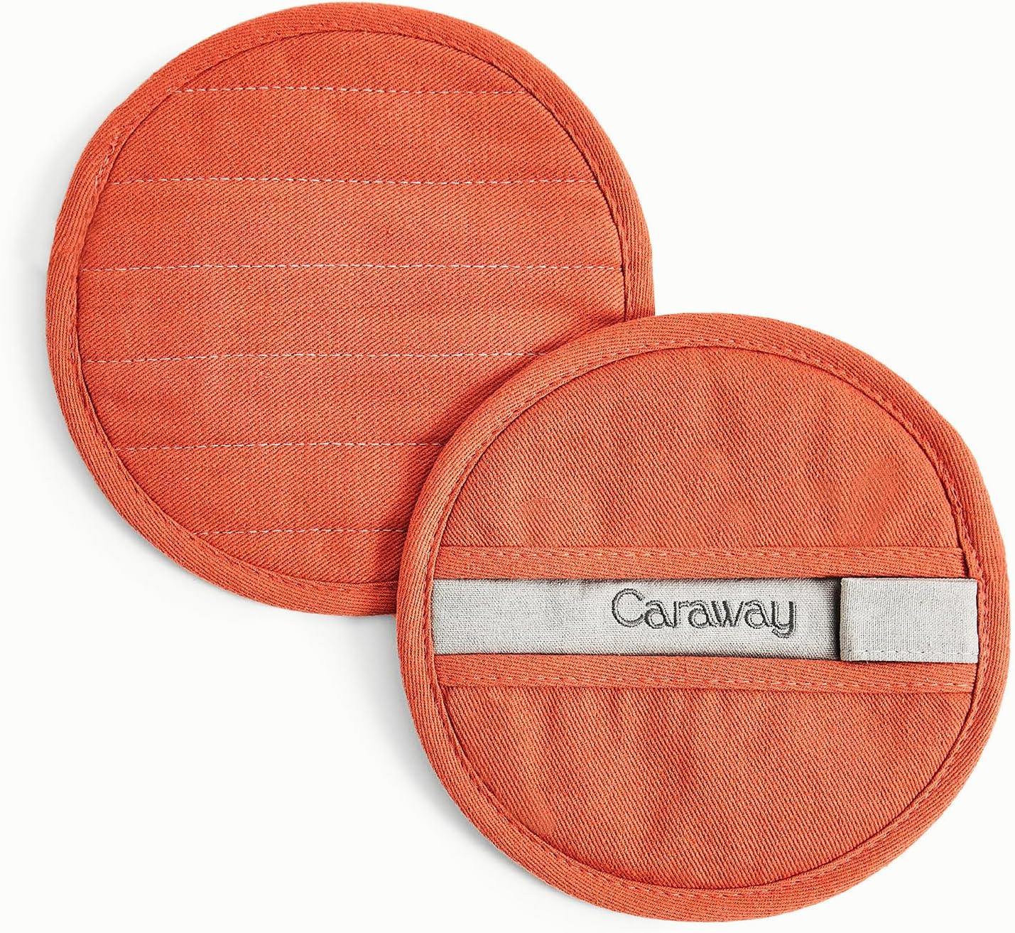 Caraway Pot Holders - Organic Cotton Kitchen Essential for Safety