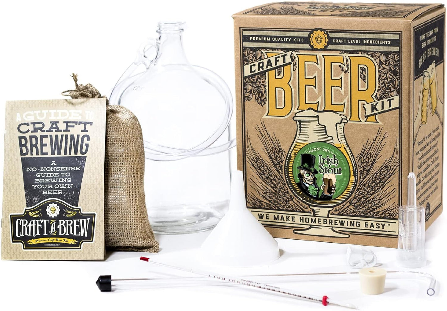 Craft A Brew Irish Stout Beer Making Kit for Home Brewing