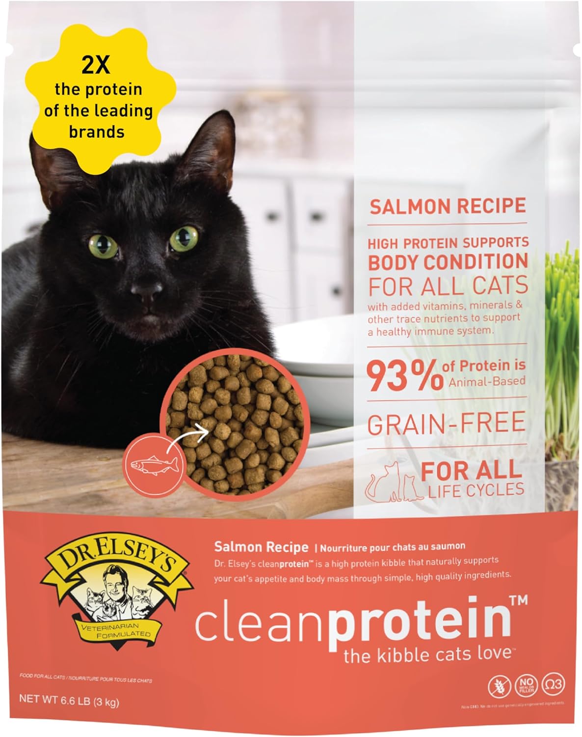 Dr. Elsey's Cleanprotein Salmon Formula Dry Cat Food Review