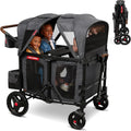 Baby Stroller Wagon for Kids - Foldable 4-Kid Stroller Wagon
