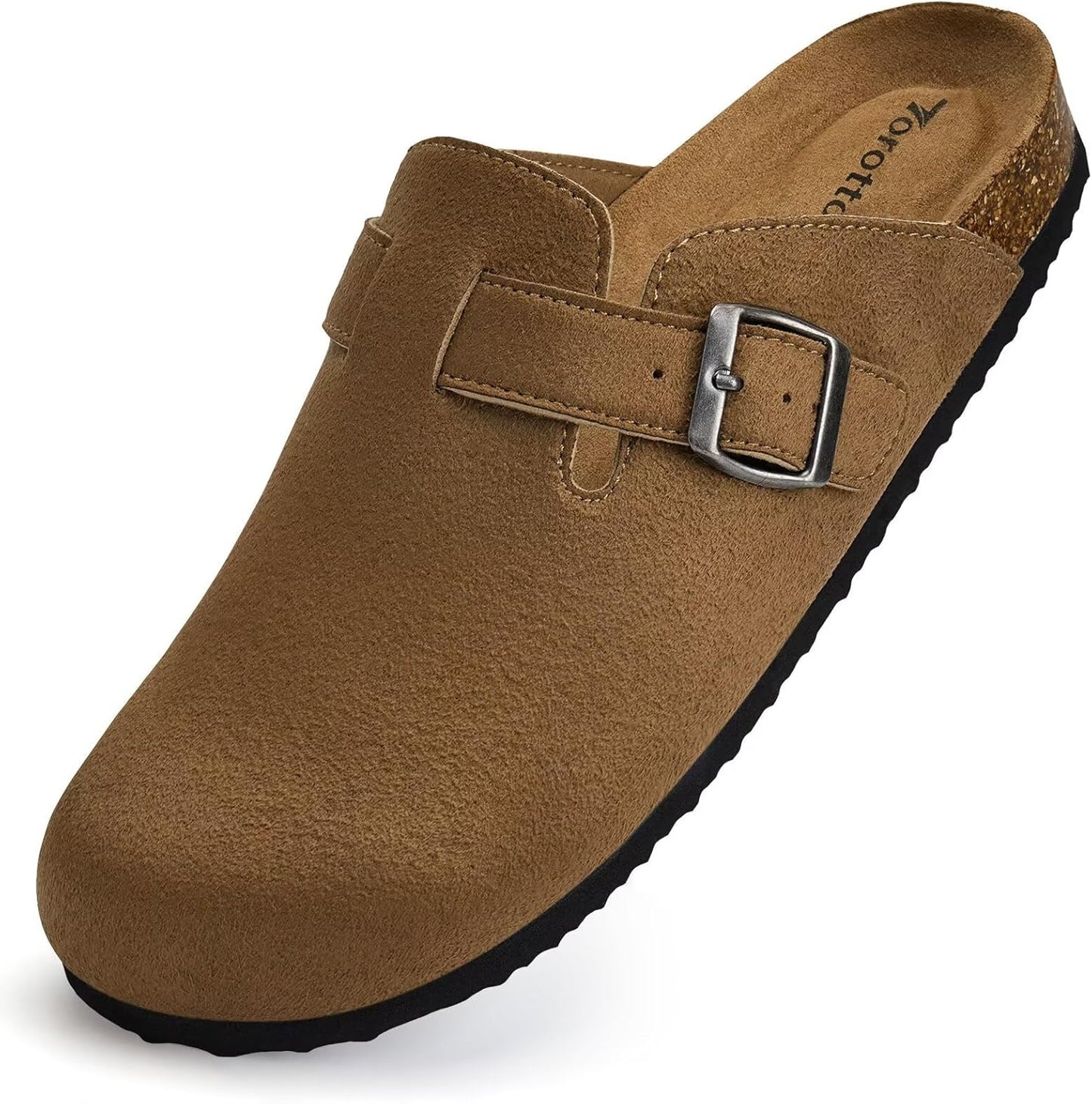 Torotto Mens Clogs with Cork Footbed for Ultimate Comfort