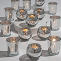 48PCS Assorted Votive Candle Holders Mercury Glass - Wedding
