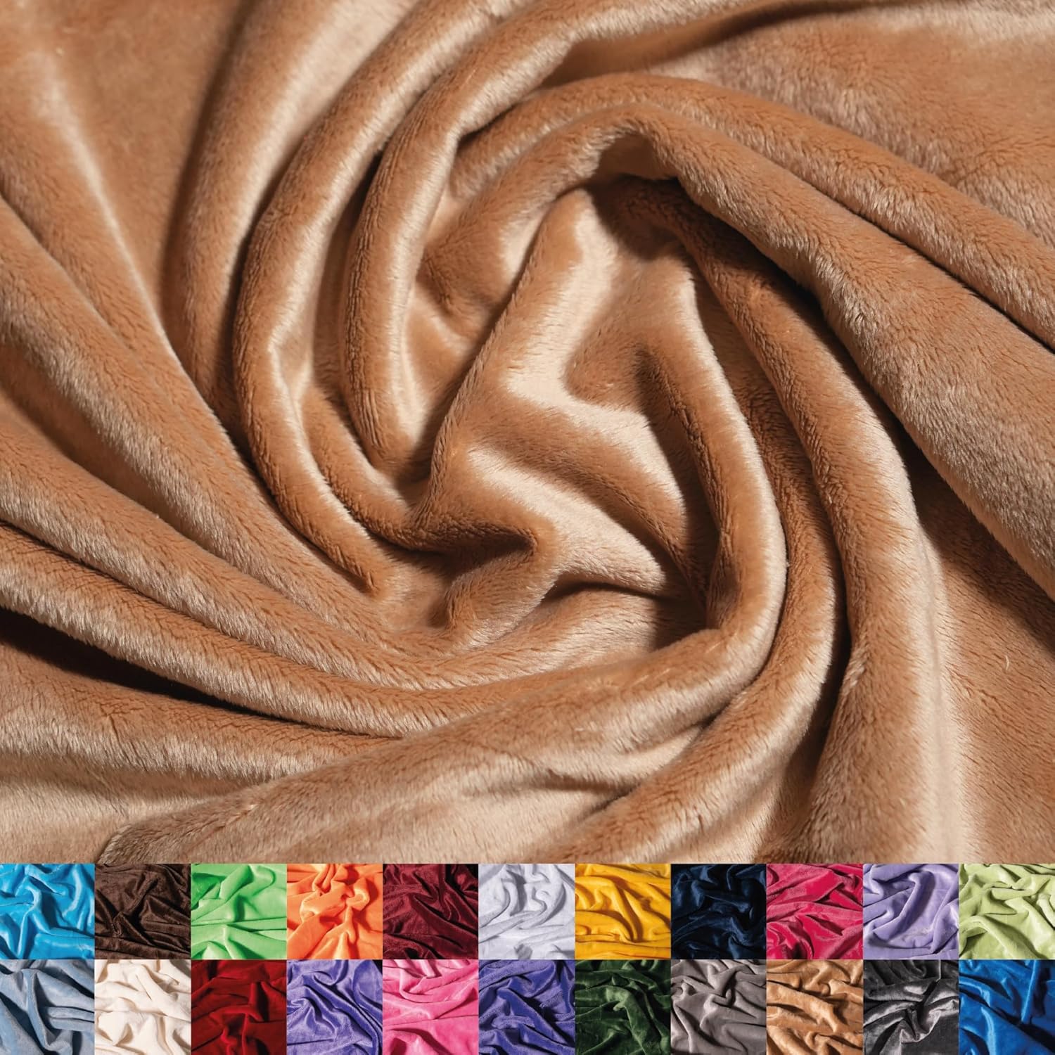 Soft Aqua Minky Fabric by Ice Fabrics - 58/60in Extra Wide