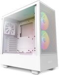 NZXT H5 Flow RGB Compact ATX Mid-Tower Case - High Airflow Design