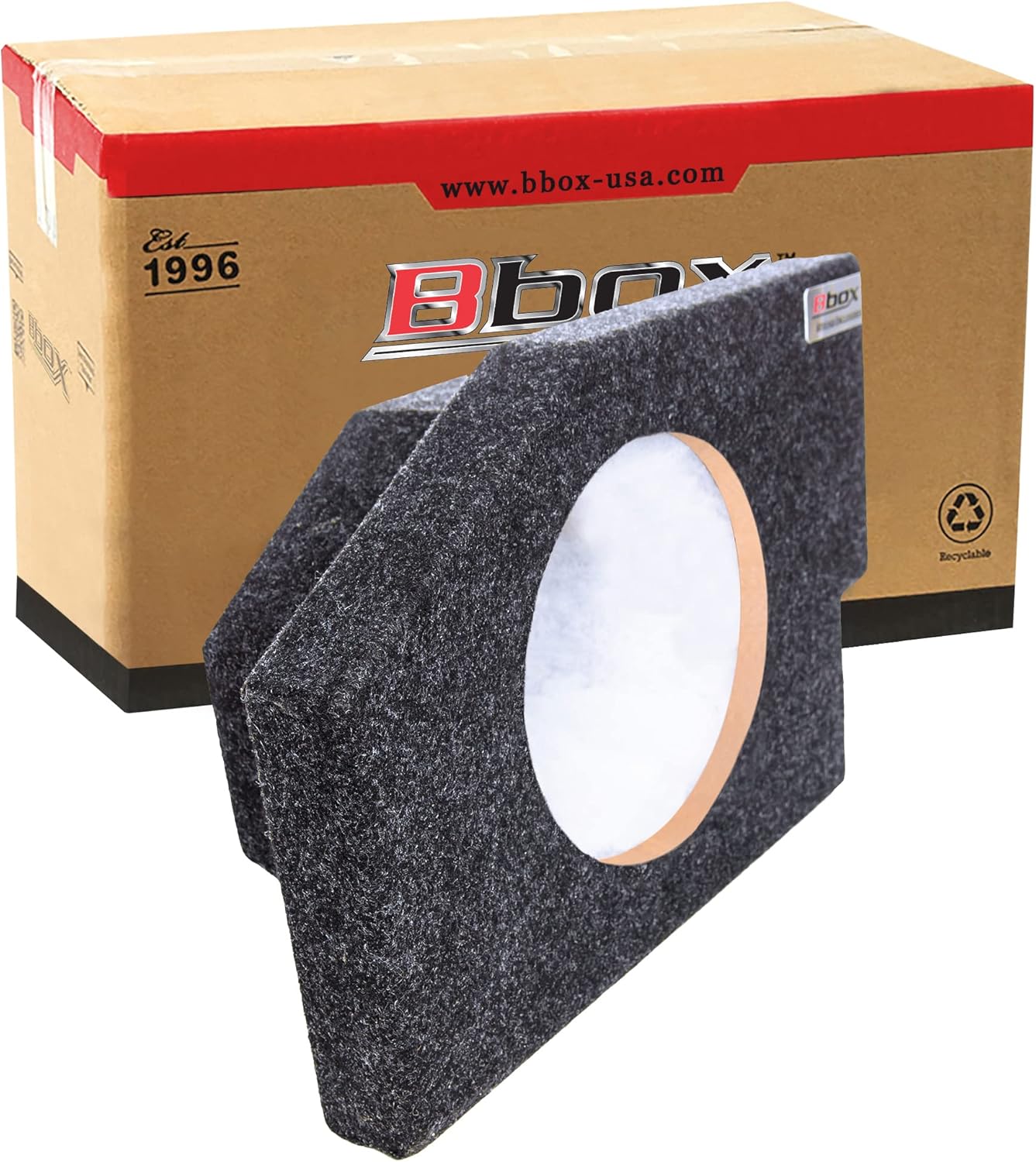 Bbox Single 10 Inch Subwoofer Sealed Enclosure for Dodge Ram