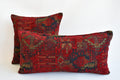 Kilim Designed Machine Woven Lumbar Pillow Cover (14 x 36 in)